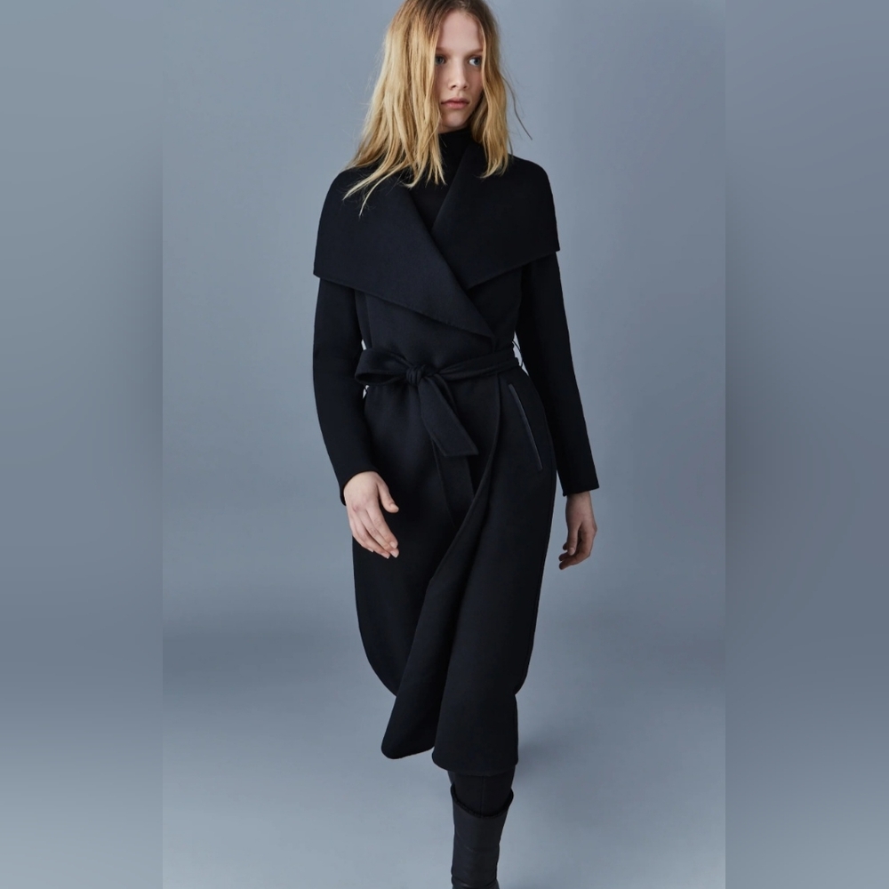 EUC Polyester Wrap Coat